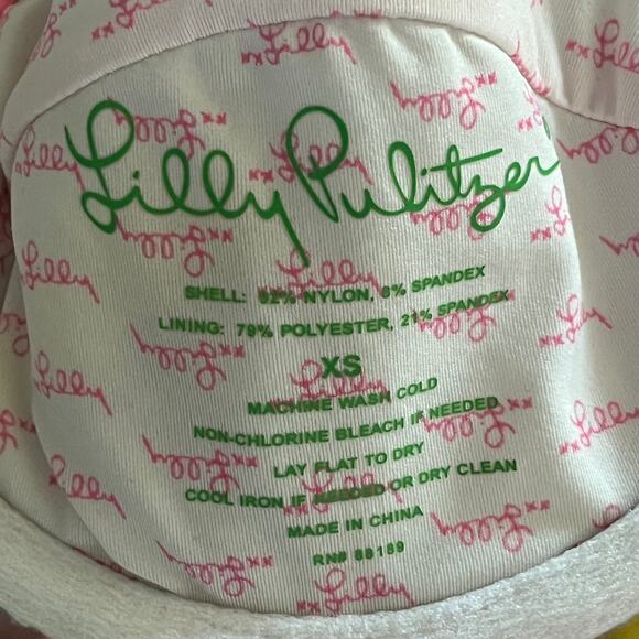 Lilly Pulitzer Flamingo Bikini Top Pink Ruffles XS - Picture 6 of 6